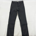 C&A Clockhouse Womens Black Striped Jeans Jegging Leg Skinny size 34R - W24" L29" NWOT