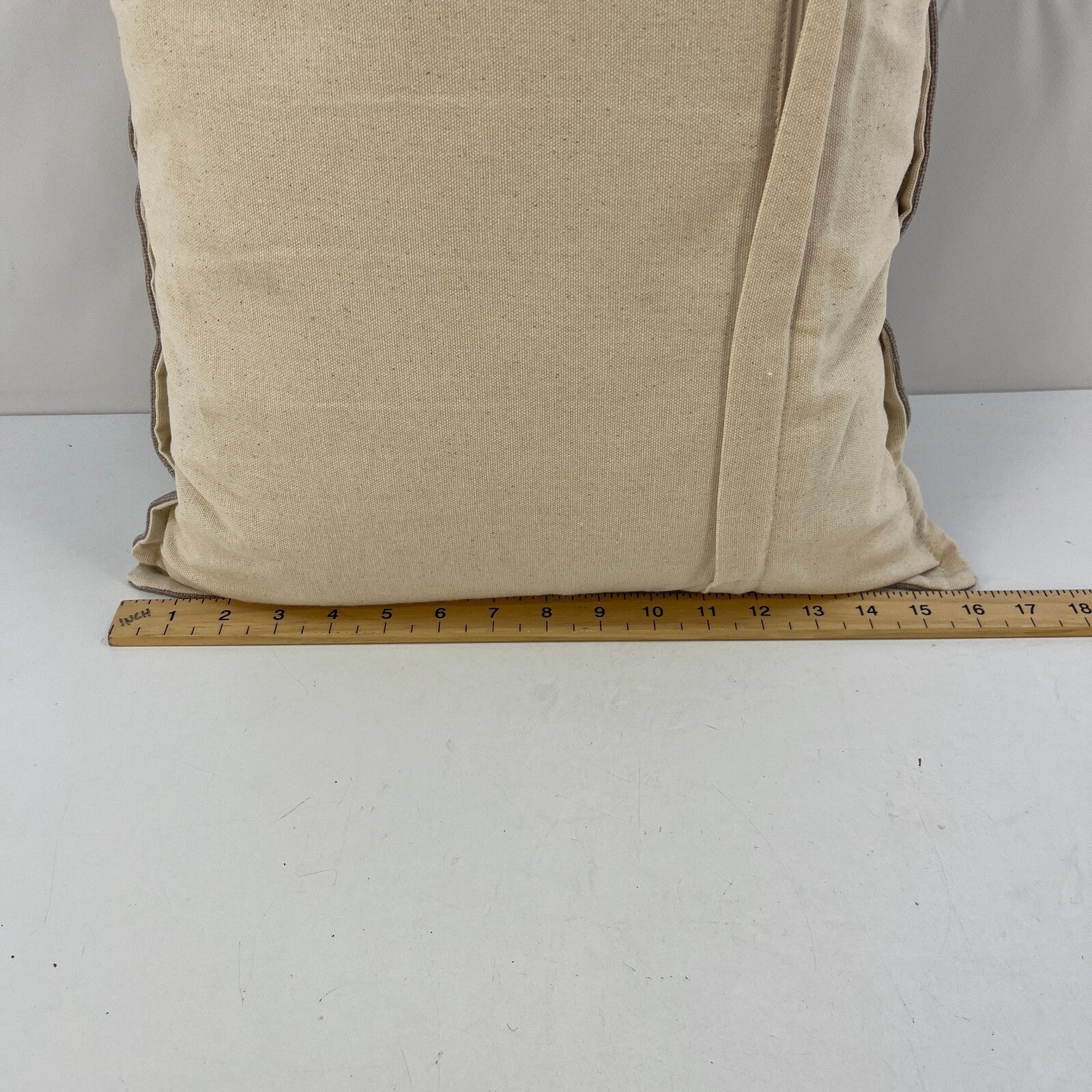 M&S Rectangular Bolster Cushion Mottled Grey & Cream Zip Close 74cm x 41cm - New