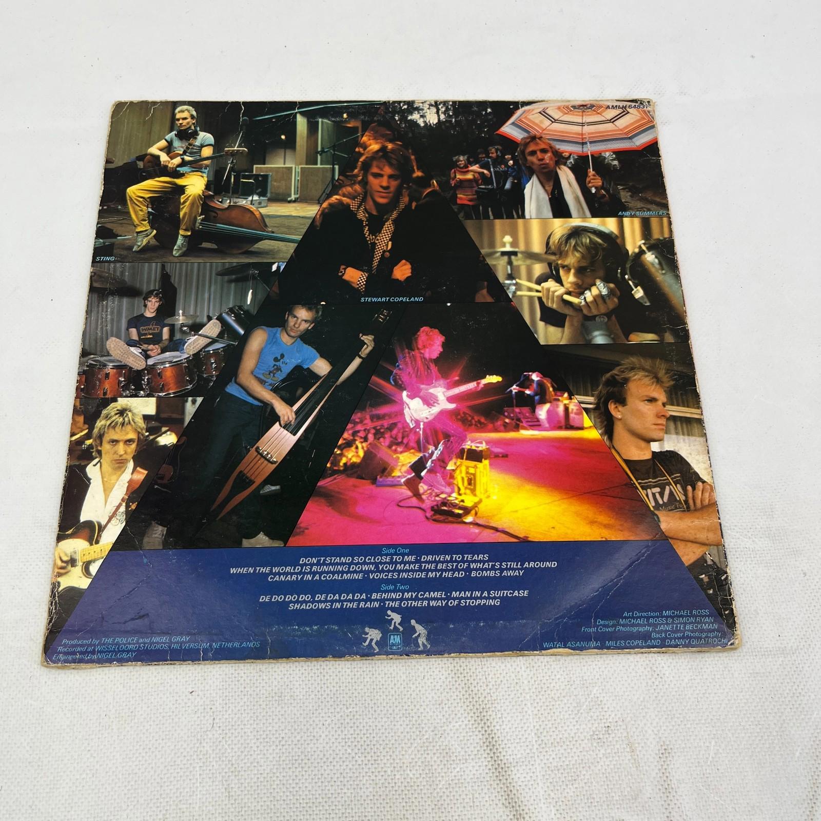 The Police - Zenyatta Mondatta UK Vinyl LP 1980 A&M AMLH64831  EX/VG