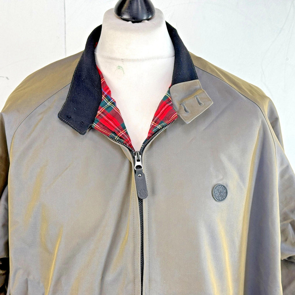 Ska & Soul Harrington Bomber Jacket Storm Grey Mens 3XL Reggae Skinhead Mod