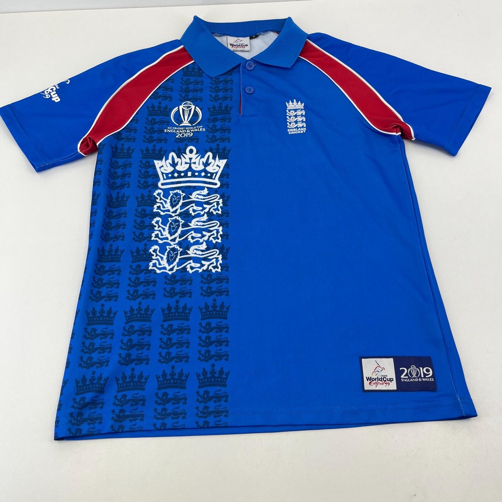 2019 ICC Cricket World Cup England Polo Shirt UK size Small - VGC