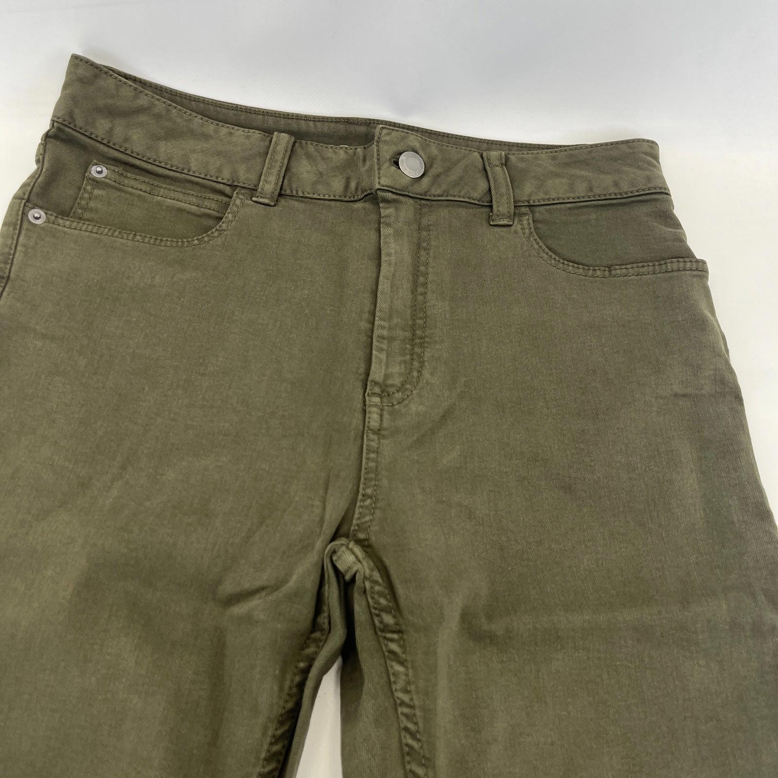 Marks & Spencer Khaki Green Super Skinny Jeans UK Women's size 12R - NWOT
