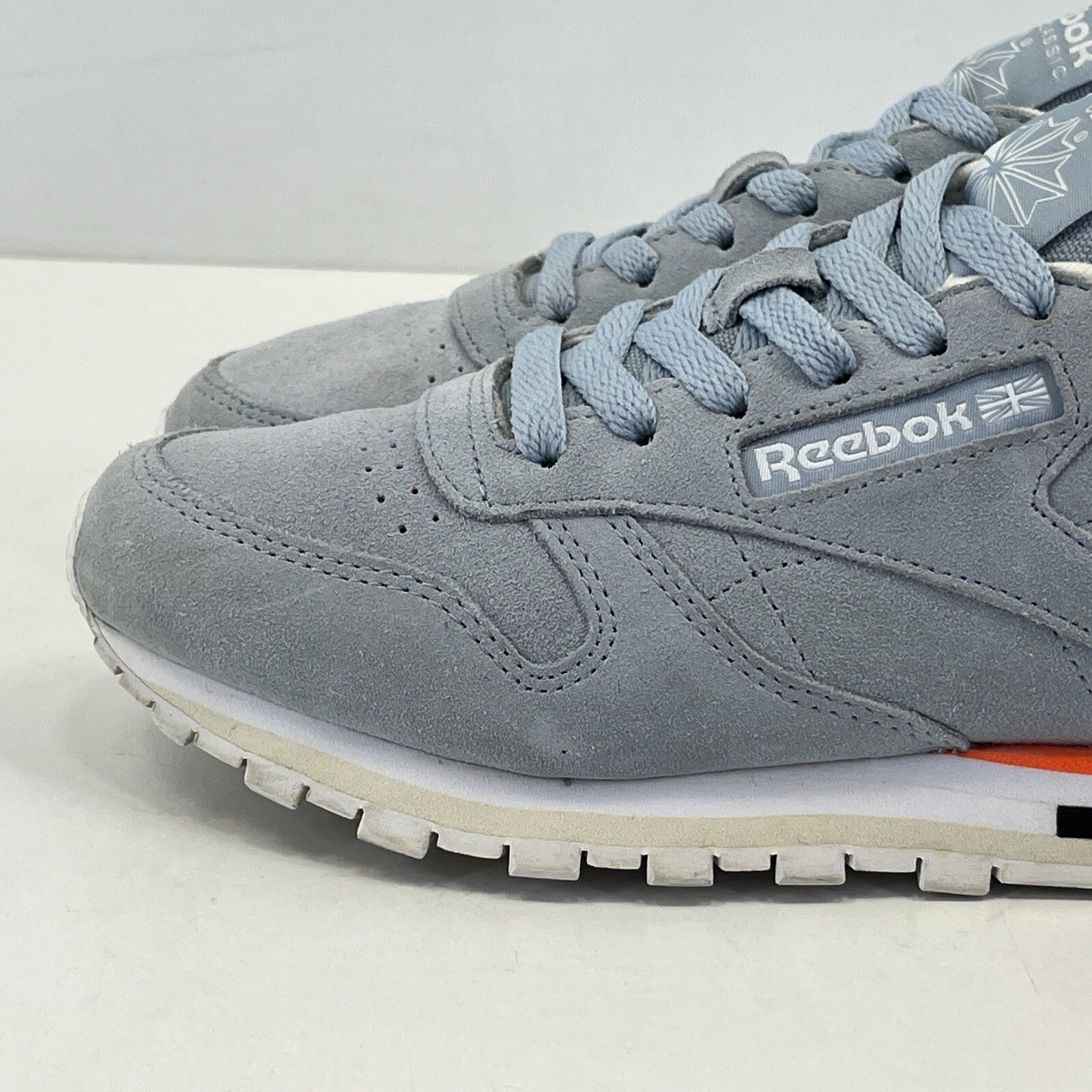 Reebok Classic Women's Trainers Grey Suede Leather Lace Up size UK 4.5 EU 37.5