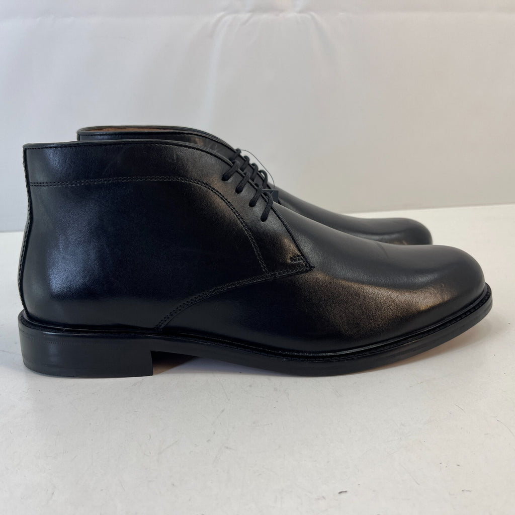 Marks & Spencer Sartorial Black Leather Smart Luxury Boots UK 8.5 RRP £120 New