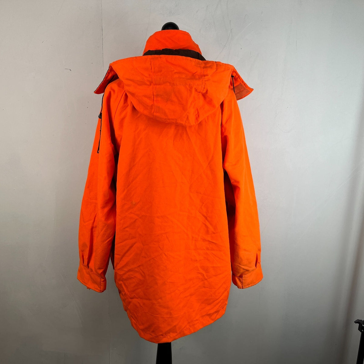 Remington Men's Jacket Coat Fluorescent Orange Waterproof Nylon Shooting Parka L