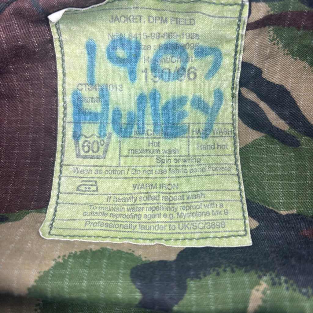 British Army Ripstop Field Jacket size 190/96 Smock DPM Camouflage