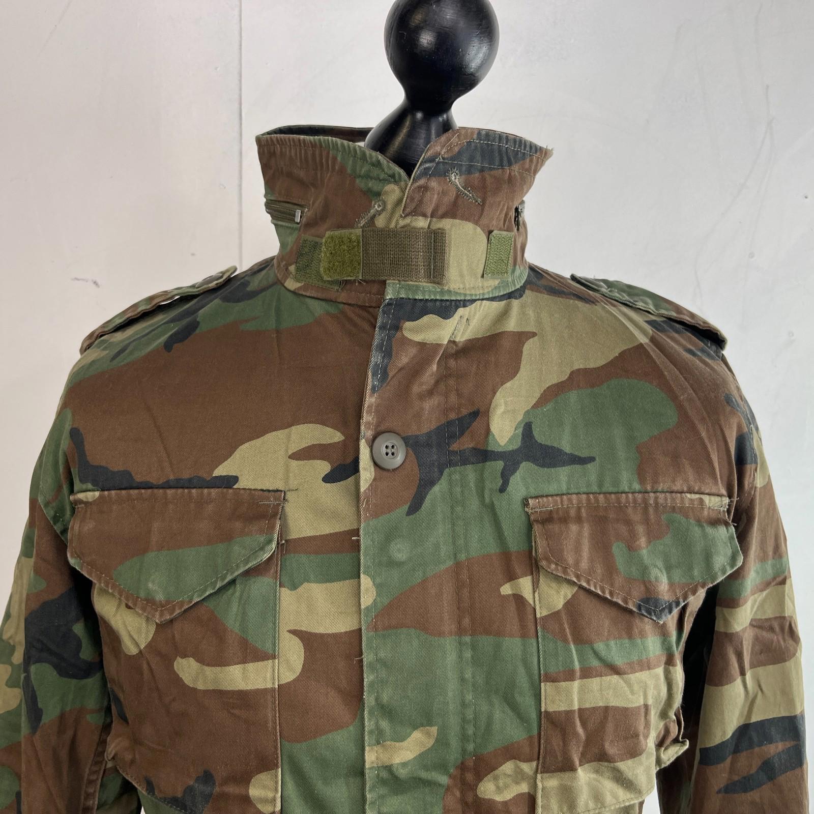 Mil-Tec US Army Military Jacket Green Camouflage size Youth XL + Hood