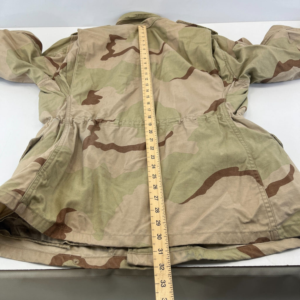 US Army Surplus Issue DCU Desert Camo Tri Colour M65 Cold Weather Jacket Medium-Regular