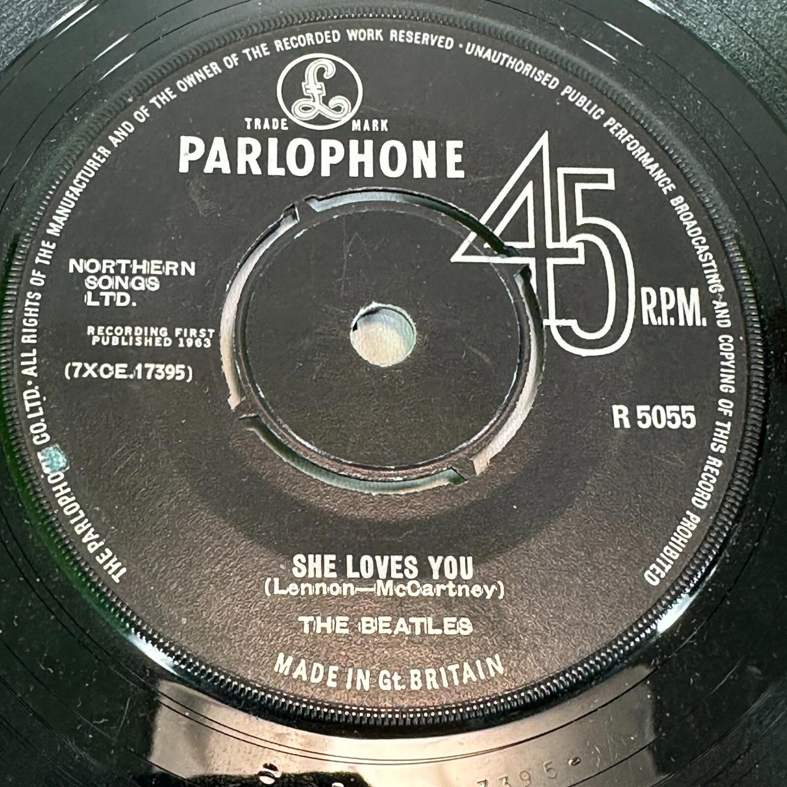 The Beatles SHE LOVES YOU - I'll Get To You 7" Vinyl Single Parlophone R 5055