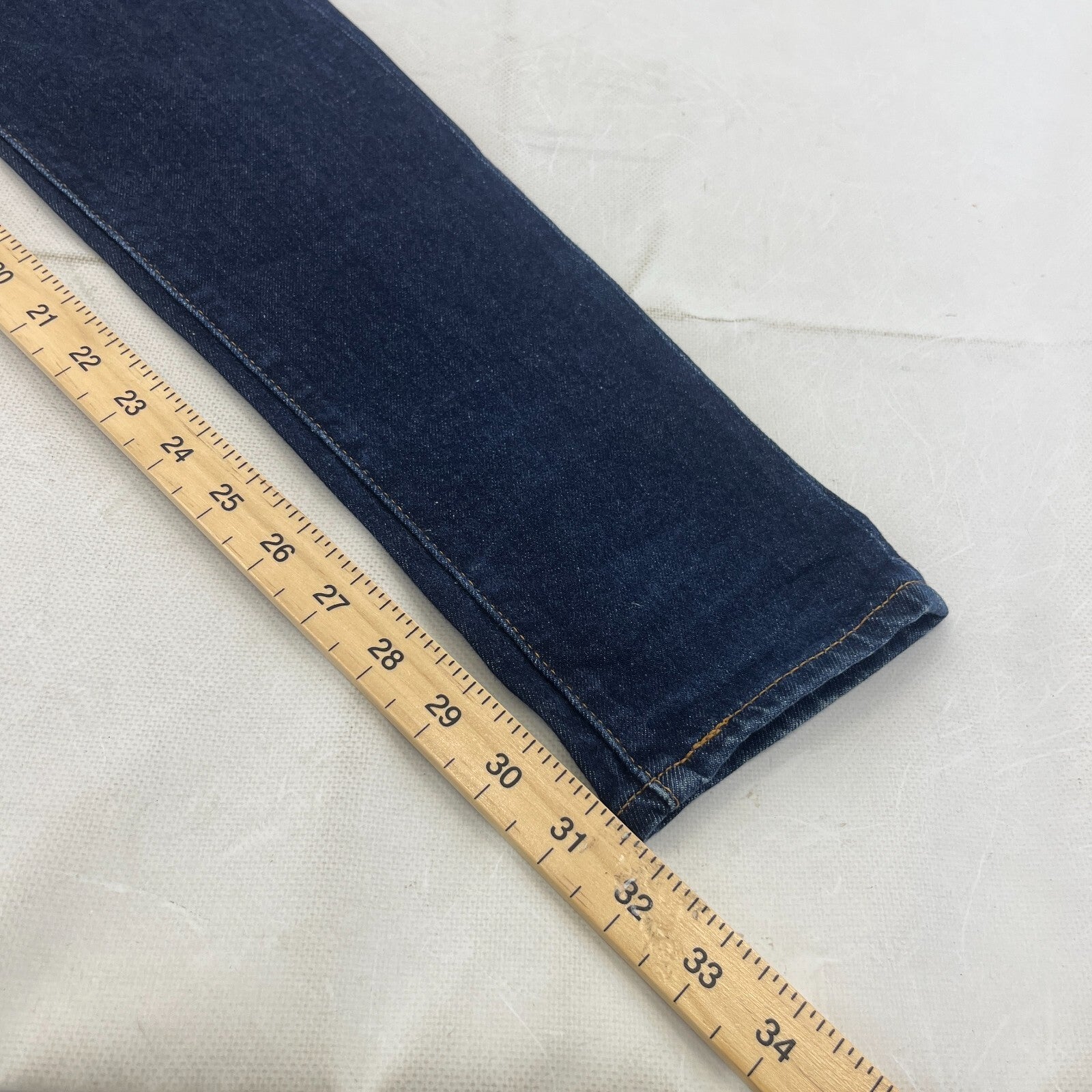 Levi's Skinny Taper Premium Big E Women's Jeans W32" L32" Mid Blue Denim