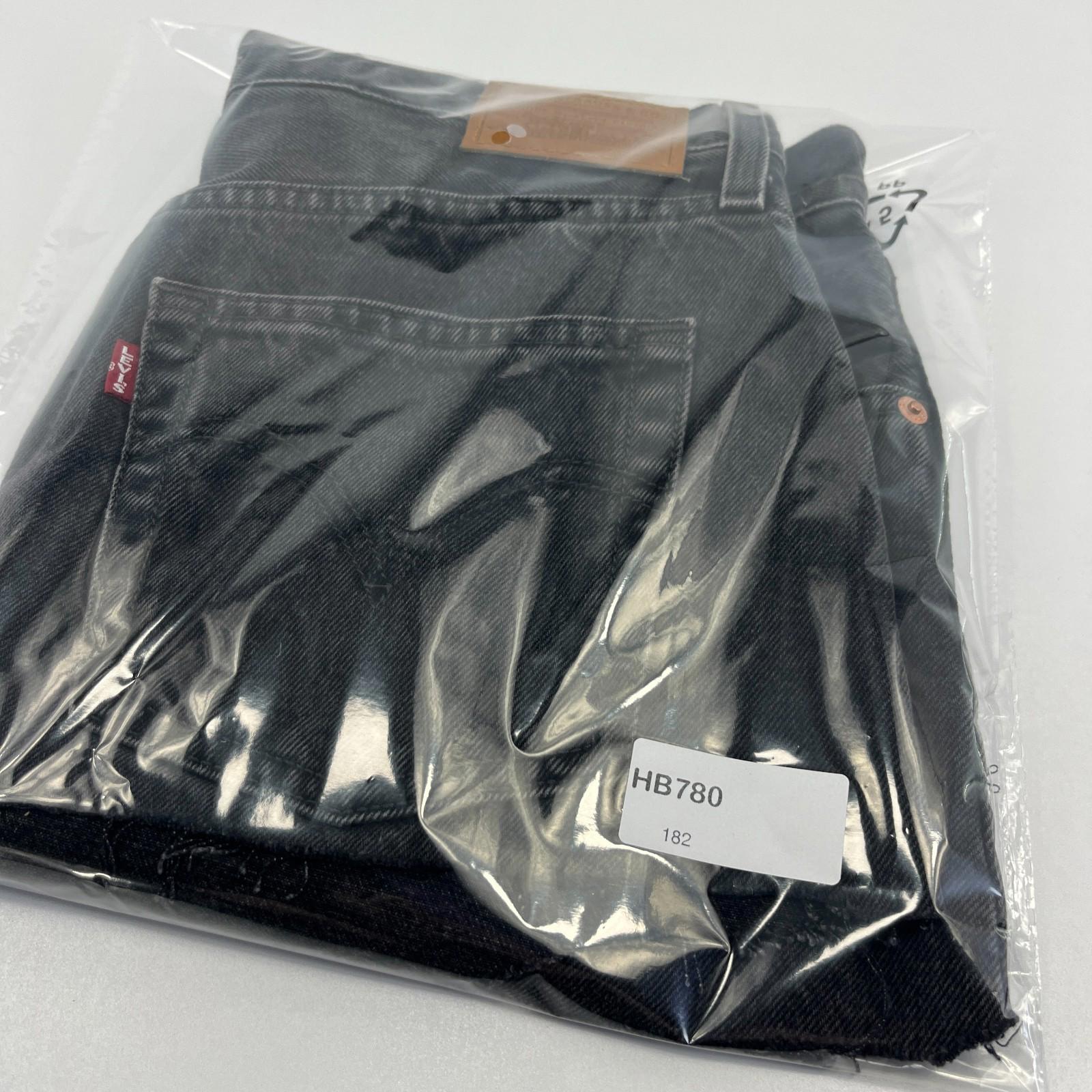 Levi’s Icon Denim Mini Skirt Size 29 Distressed Black
