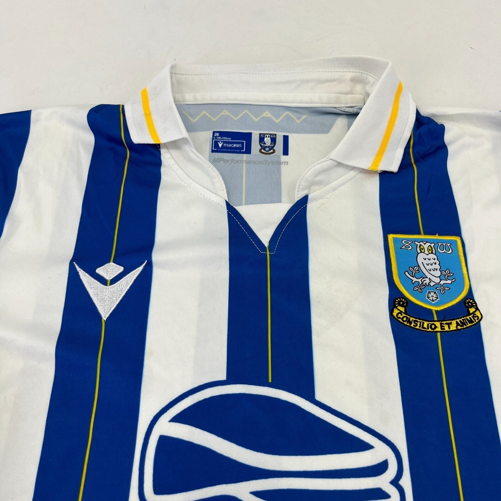 Sheffield Wednesday 23/24 Official Home Shirt Kids 28 (12-13yrs) EyUp