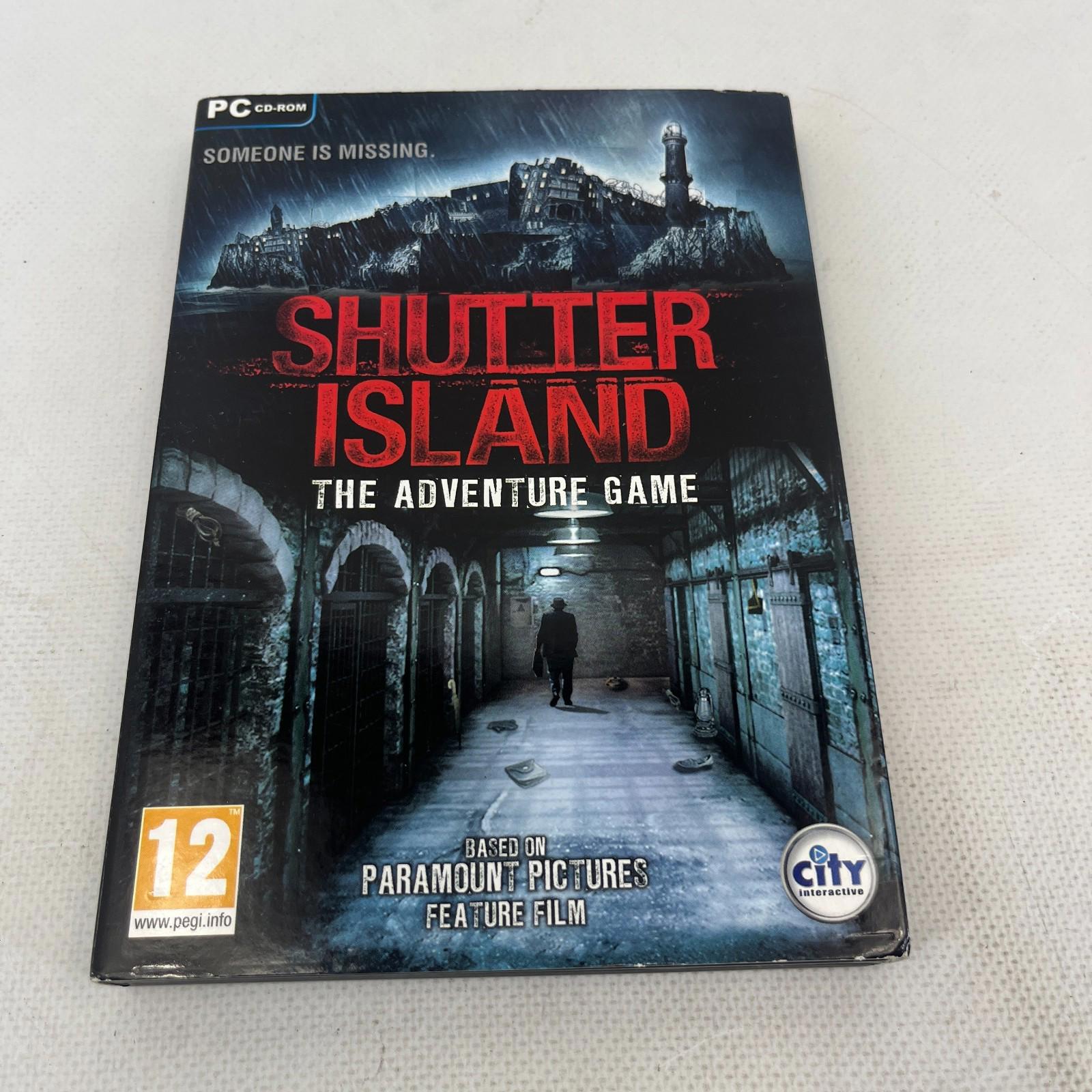 Shutter Island Adventure Game for PC CD-ROM Windows 2010 Edition with manual