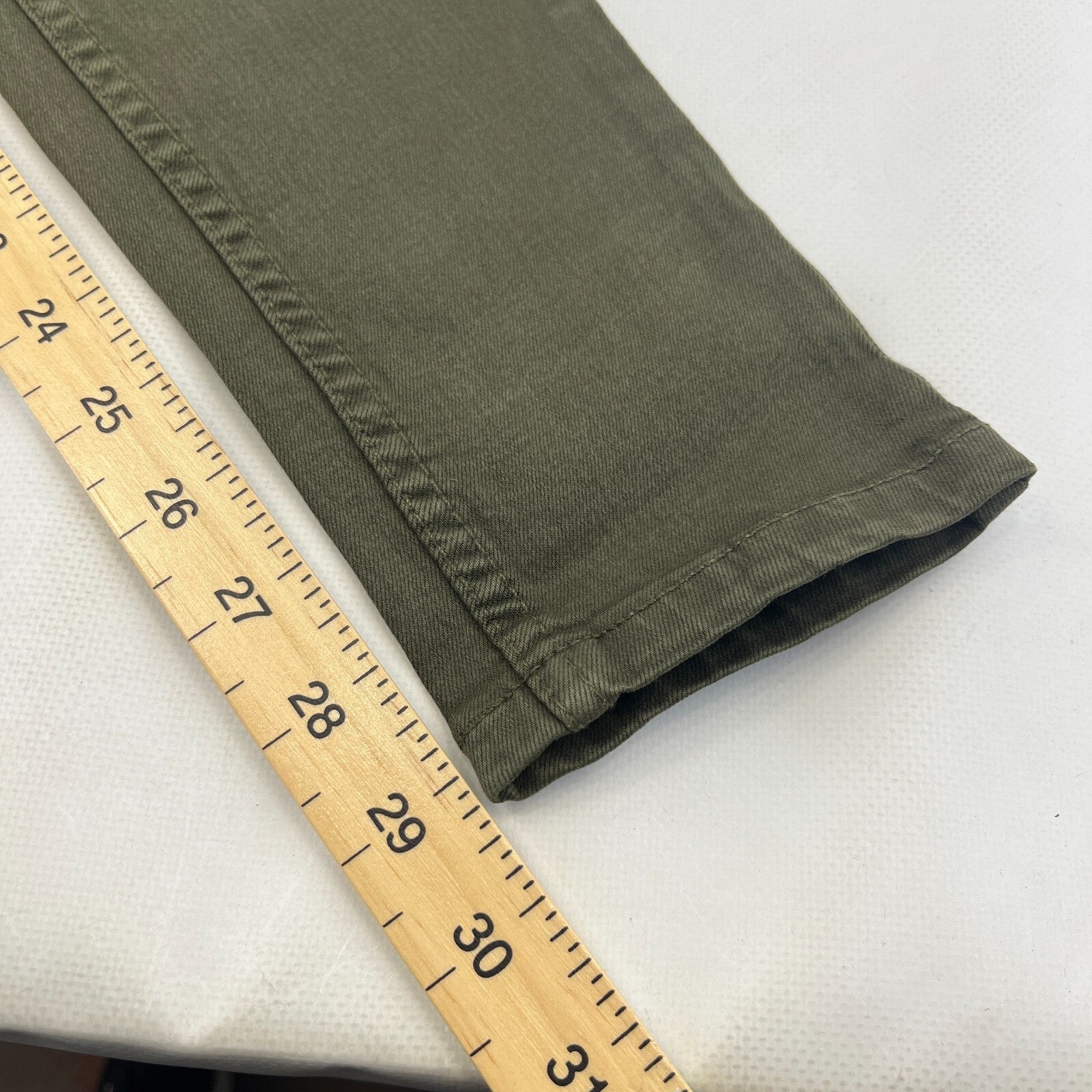 Marks & Spencer Khaki Green Super Skinny Jeans UK Women's size 10L - NWOT