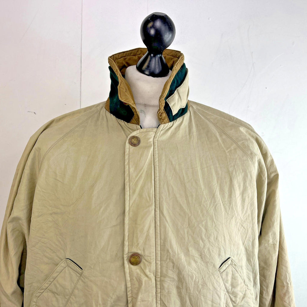 Gant "The Parka" Men's Casual Jacket Mid Length Beige Overcoat size M