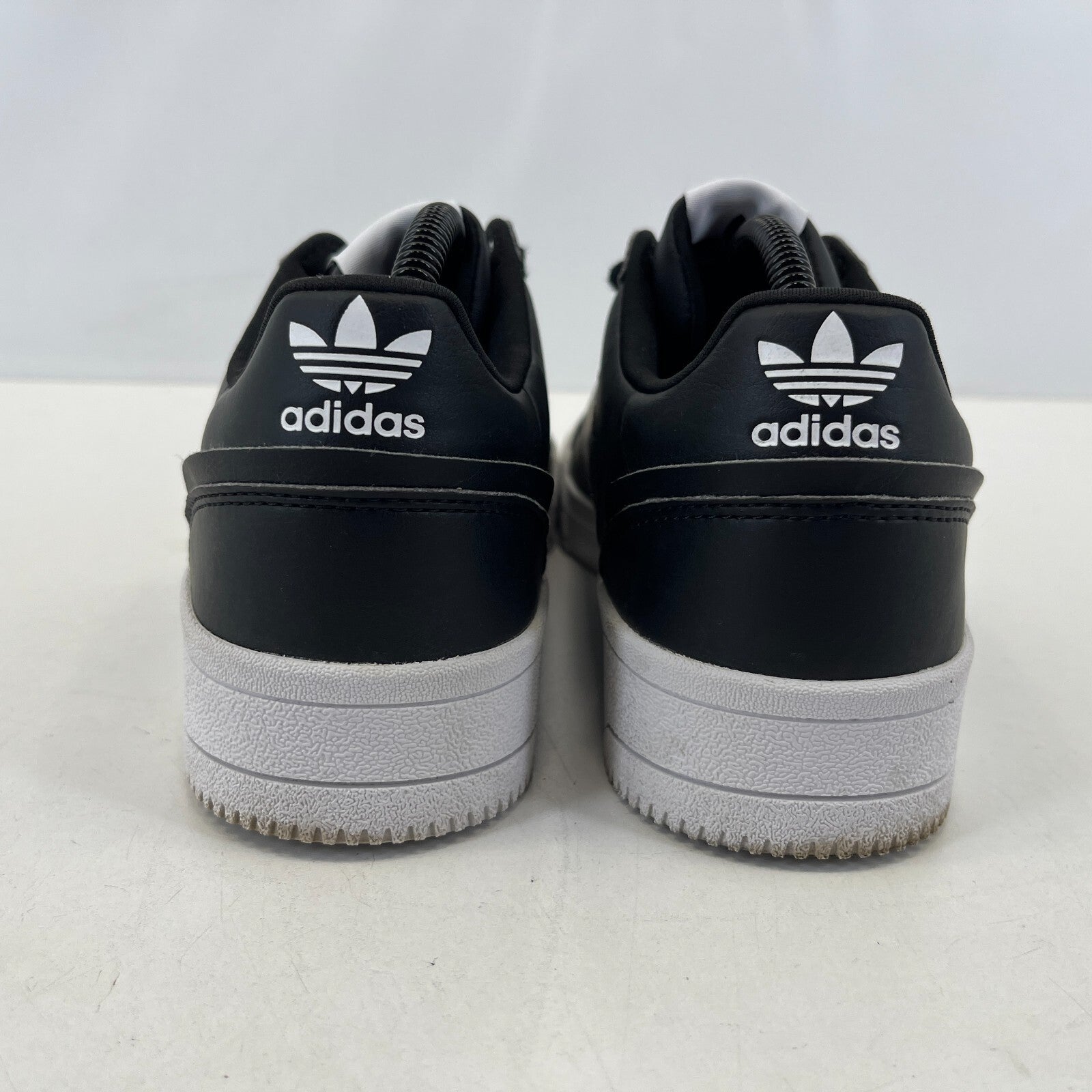 Adidas Court Tourino Trainers Black on White size UK 7 - EU 40 2/3