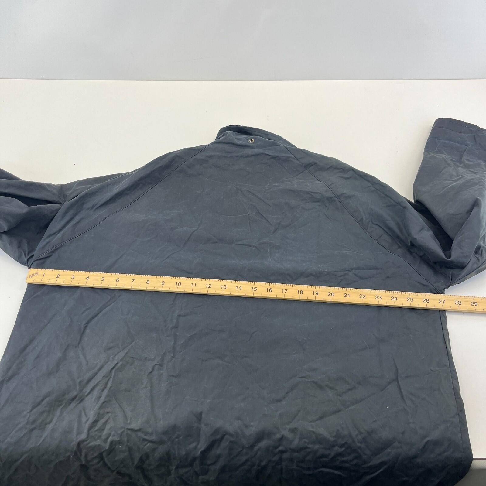 RAF Coats Wax Jacket in Black Mens size M Country Field Coat