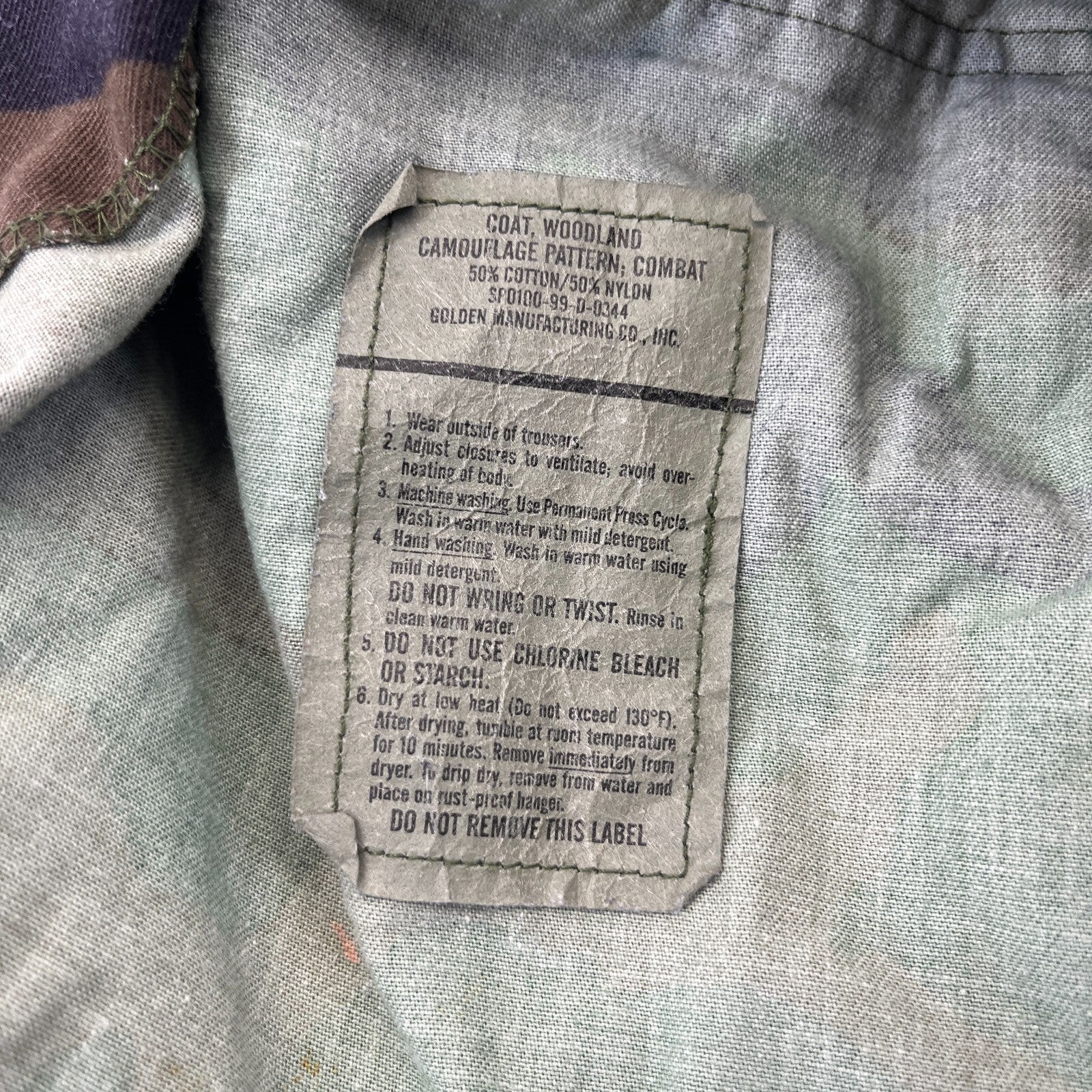 Original US Civil Air Patrol Uniform Jacket with Badges Camo Green Small X-Short