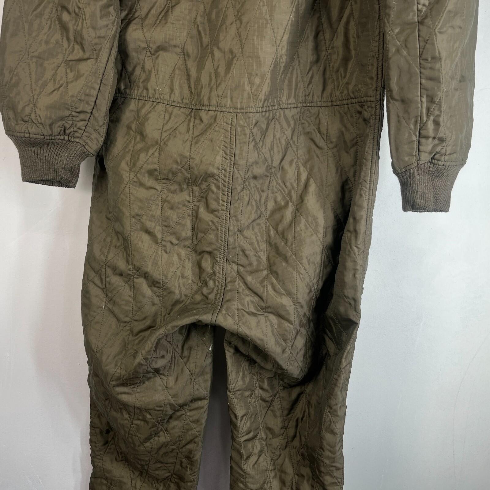 German Bundeswehr Army Quilted Coveralls Gr.12 Tank Suit Boiler Overalls