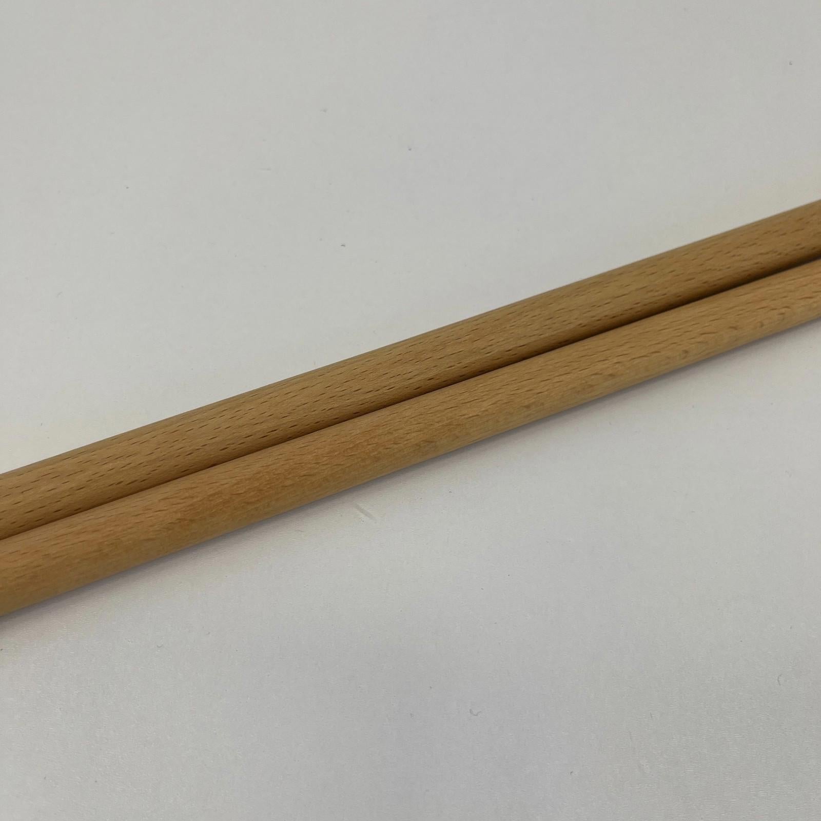 Pair of Band Hero Wooden Drum Sticks – Natural Wood – MINT Condition