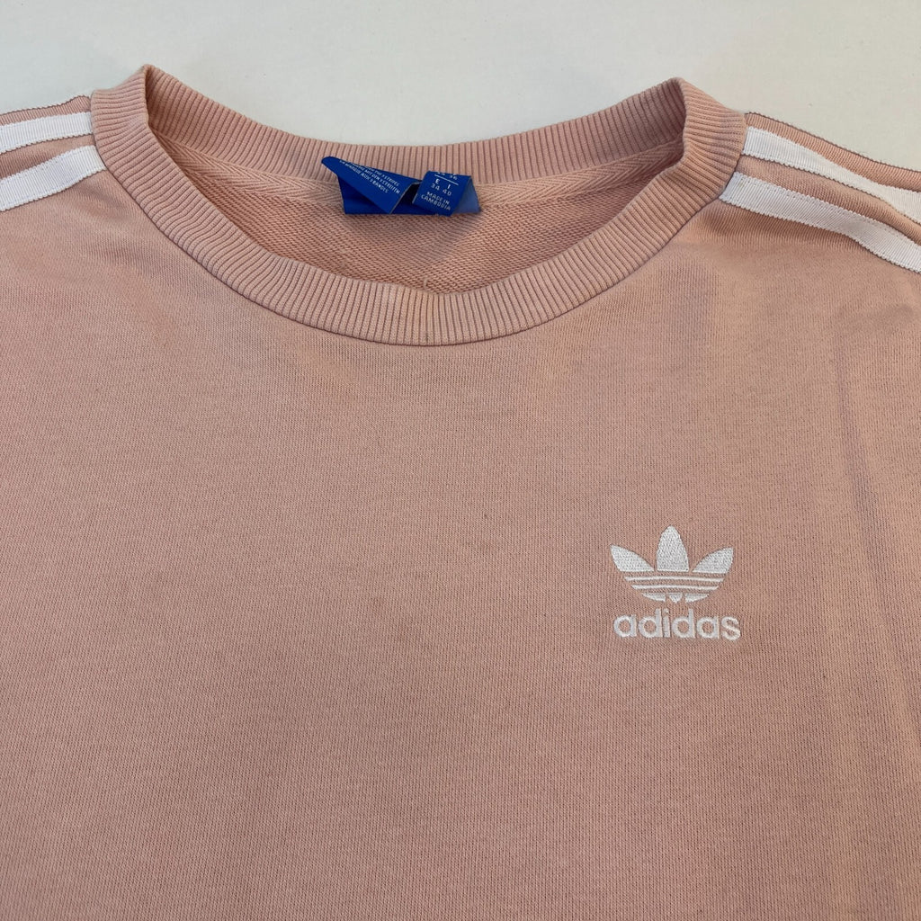Adidas Crew Neck After Class Sweatshirt in Pink Long Sleeve Size 8 Oversized