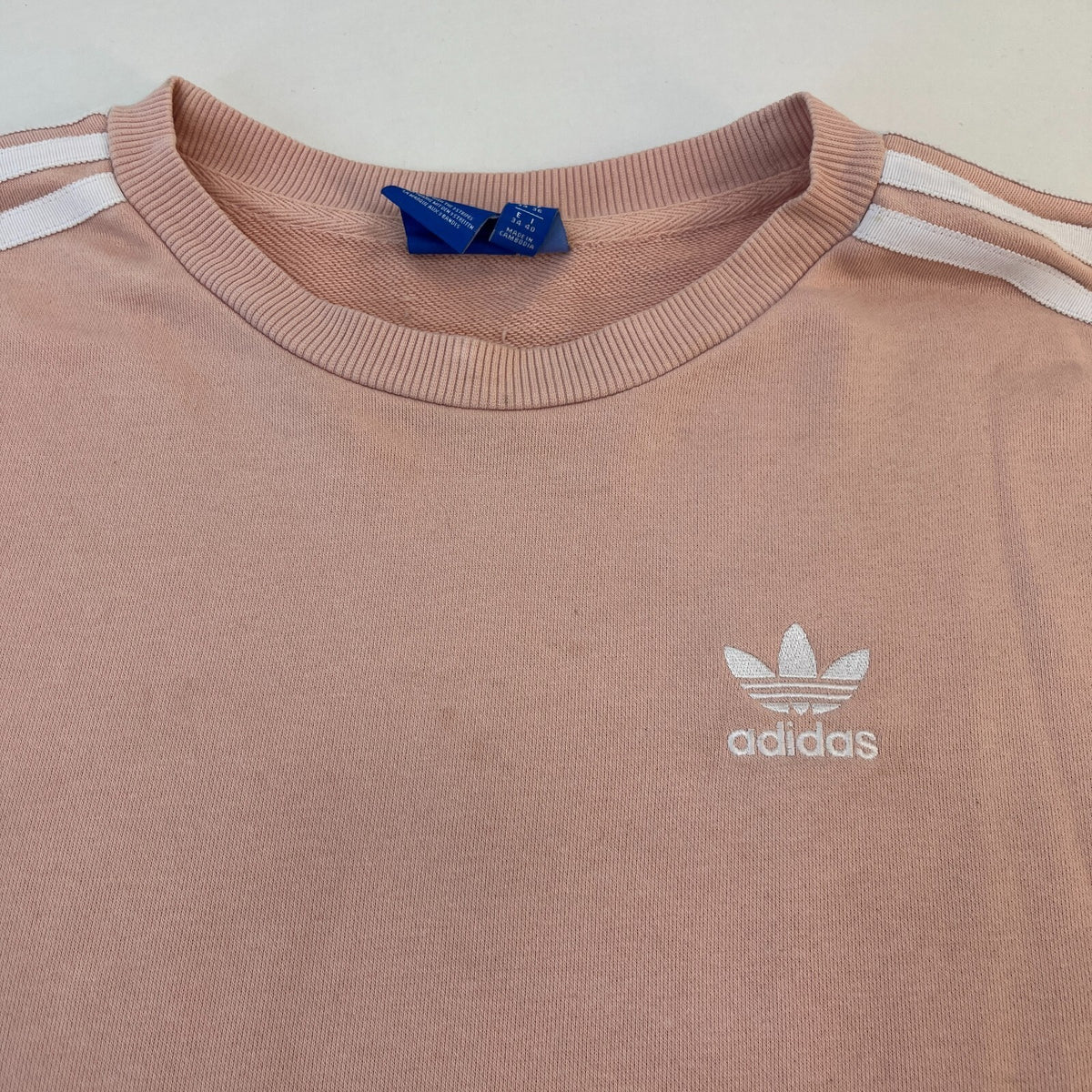 Adidas Crew Neck After Class Sweatshirt in Pink Long Sleeve Size 8 Oversized