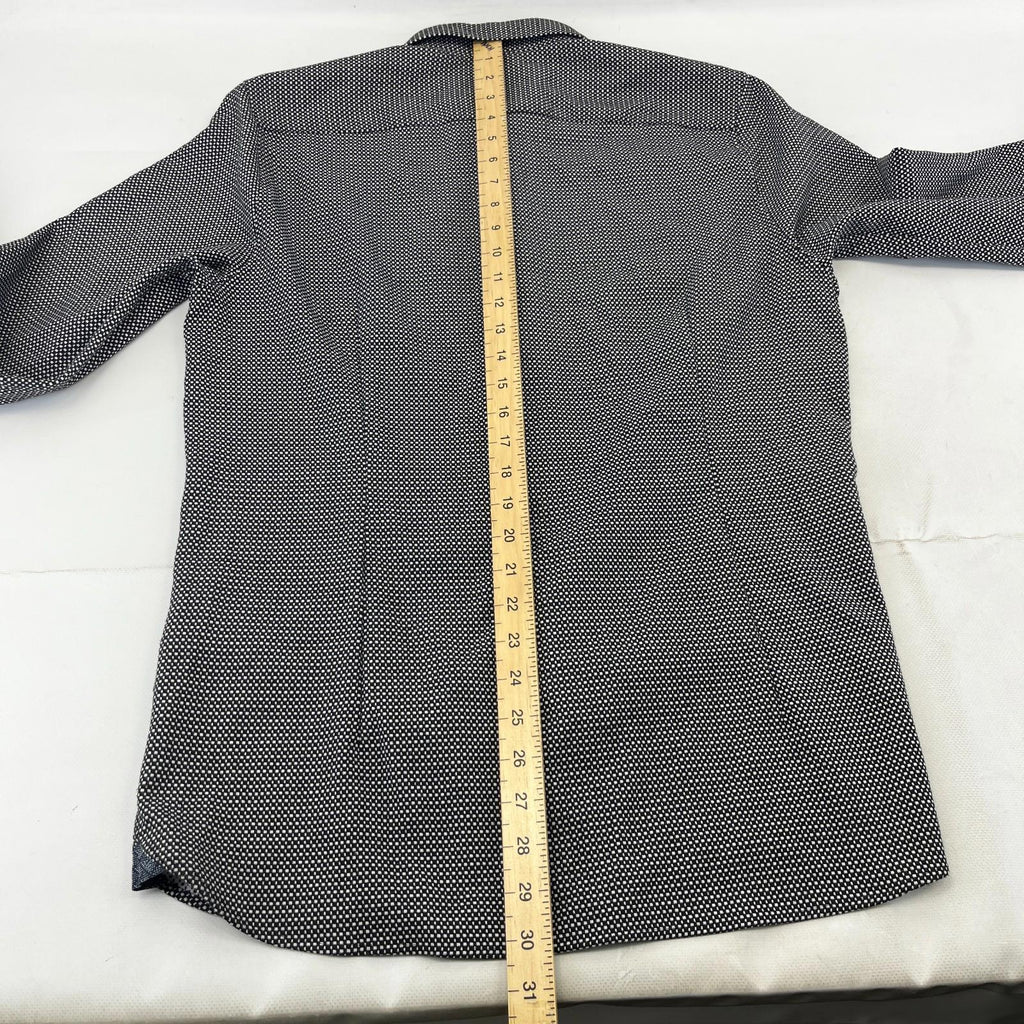 Ted Baker Men's Vintage Thick Heavy Black & White Shirt Mens Size 4