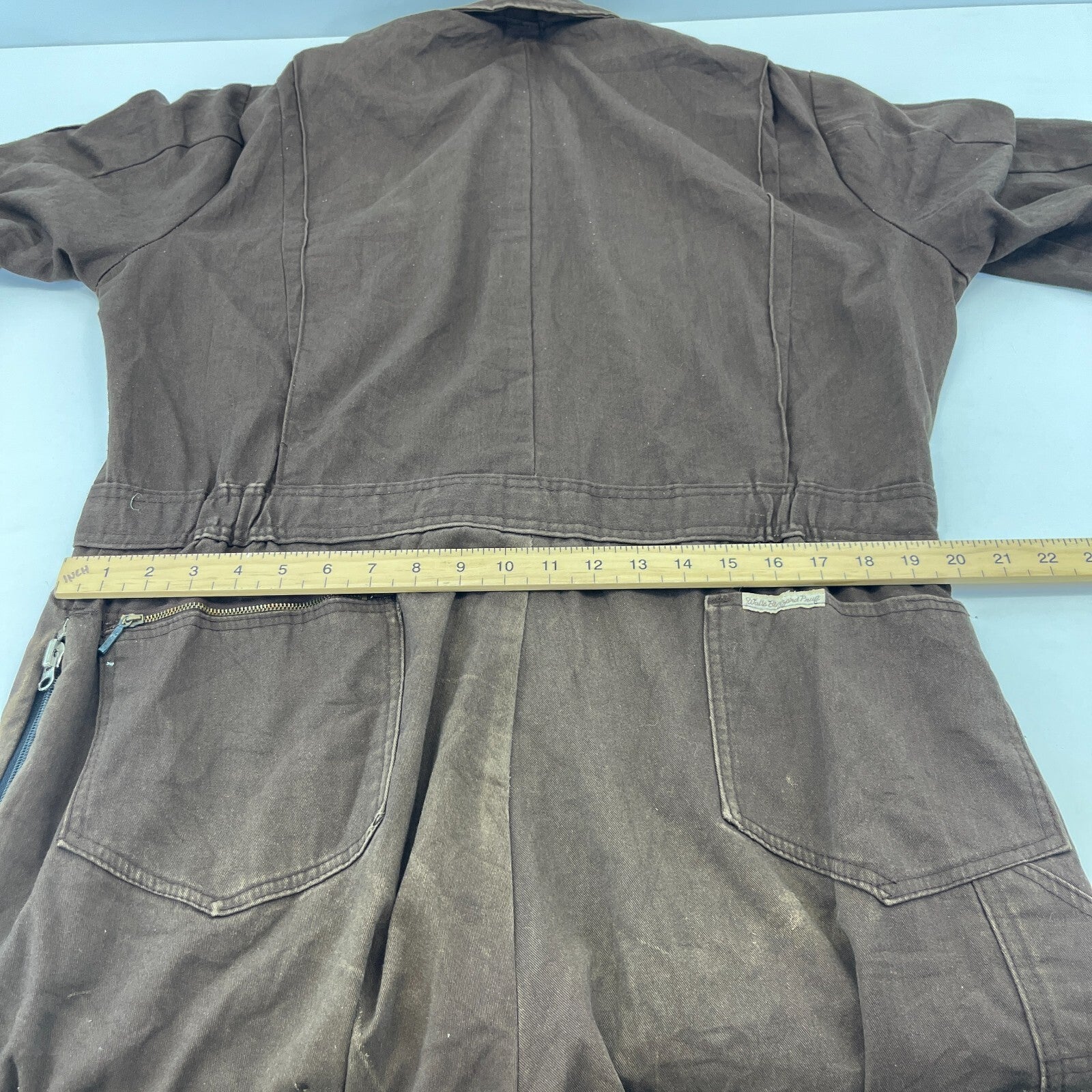Vintage Walls Blizzard Pruf Brown Lined Overalls Men's Large-Regular Made in USA