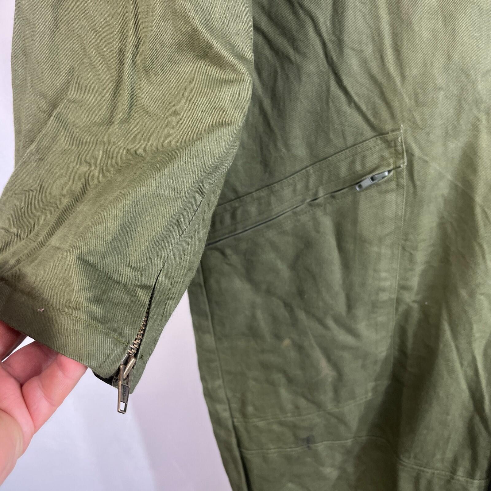 German Military Army Engineers Coveralls Olive Green Boiler Suit EU size 54