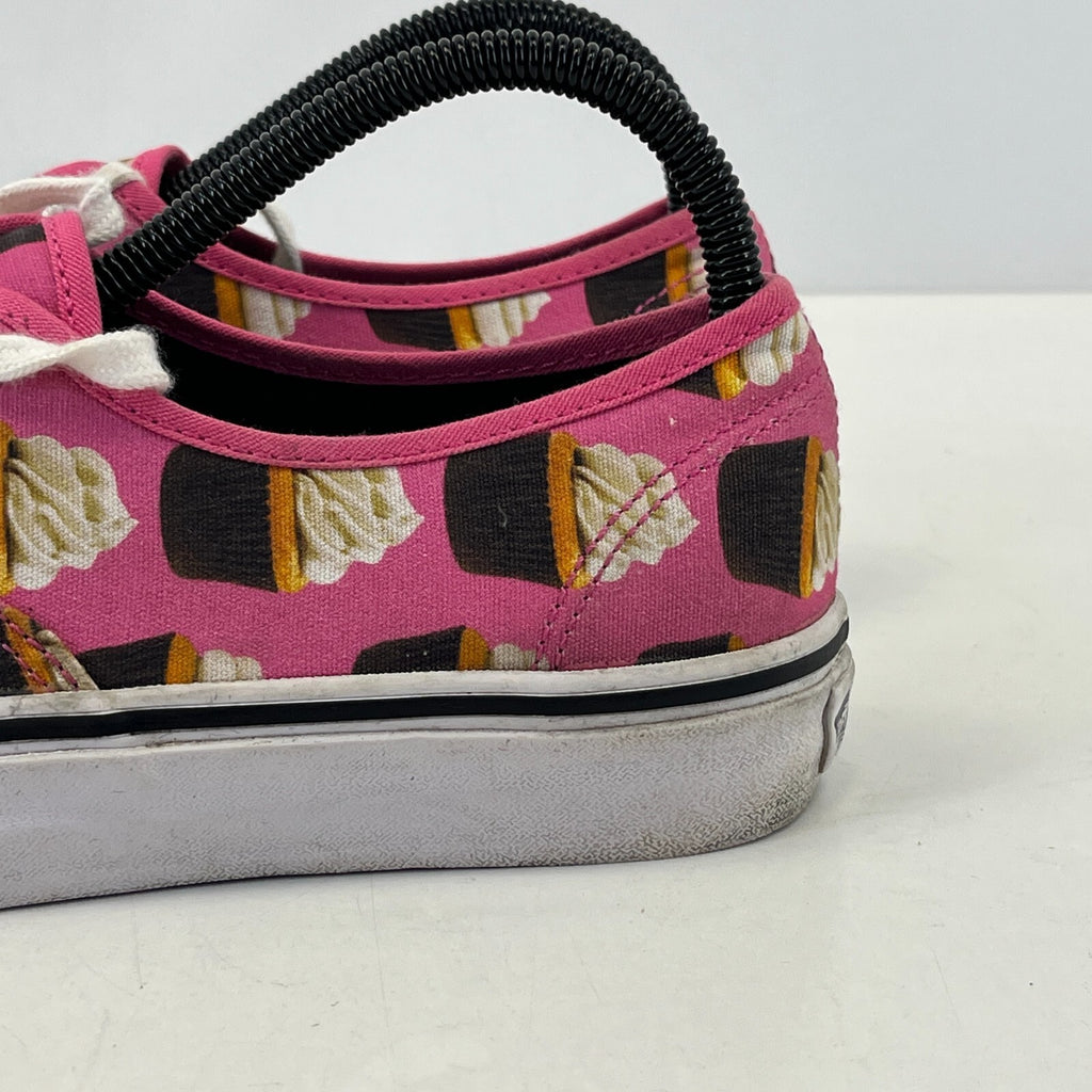 Rare Vans Off the Wall Pink Cupcake Trainers Shoes size UK 6 EU 39