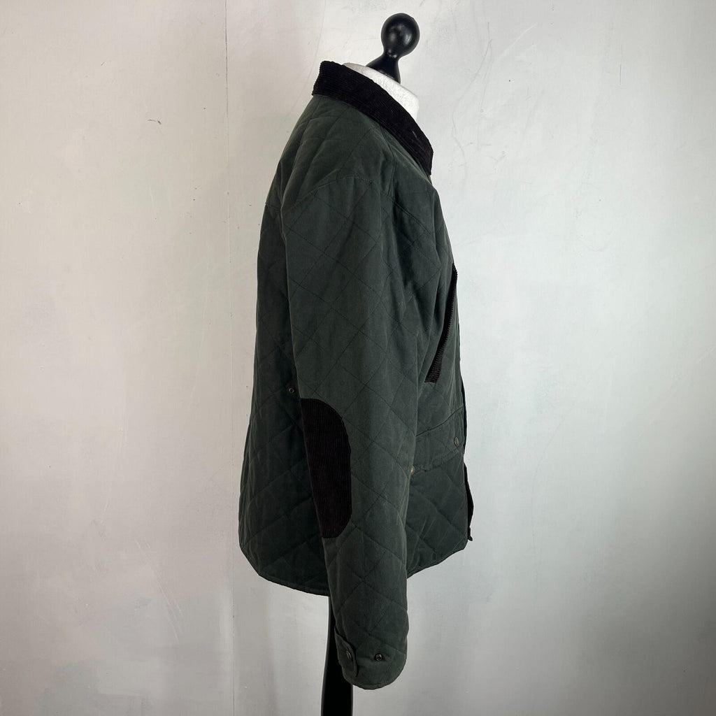 Game Technical Apparel Insulated Wax Jacket Dark Green size XL Near Mint