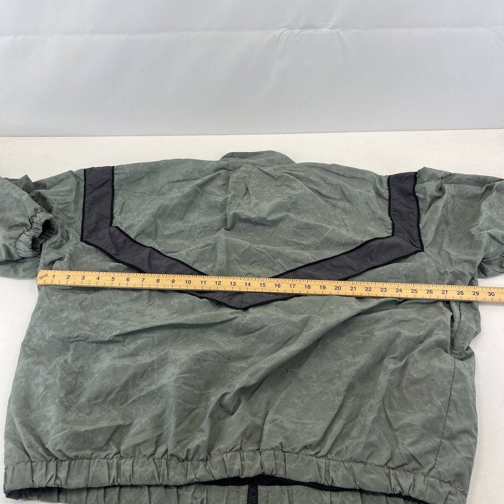 US Army Bomber Jacket Grey Digital Print Windbreaker US size Large-Regular