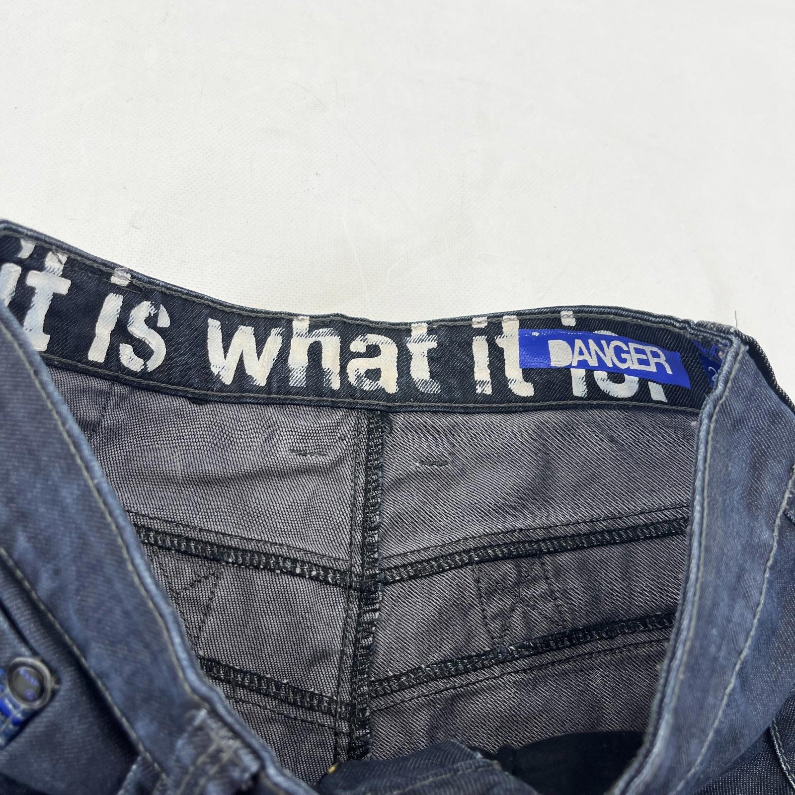 GIO GOI Blue Jeans Mens Denim Straight Leg  W32 L31 - It Is What It Is