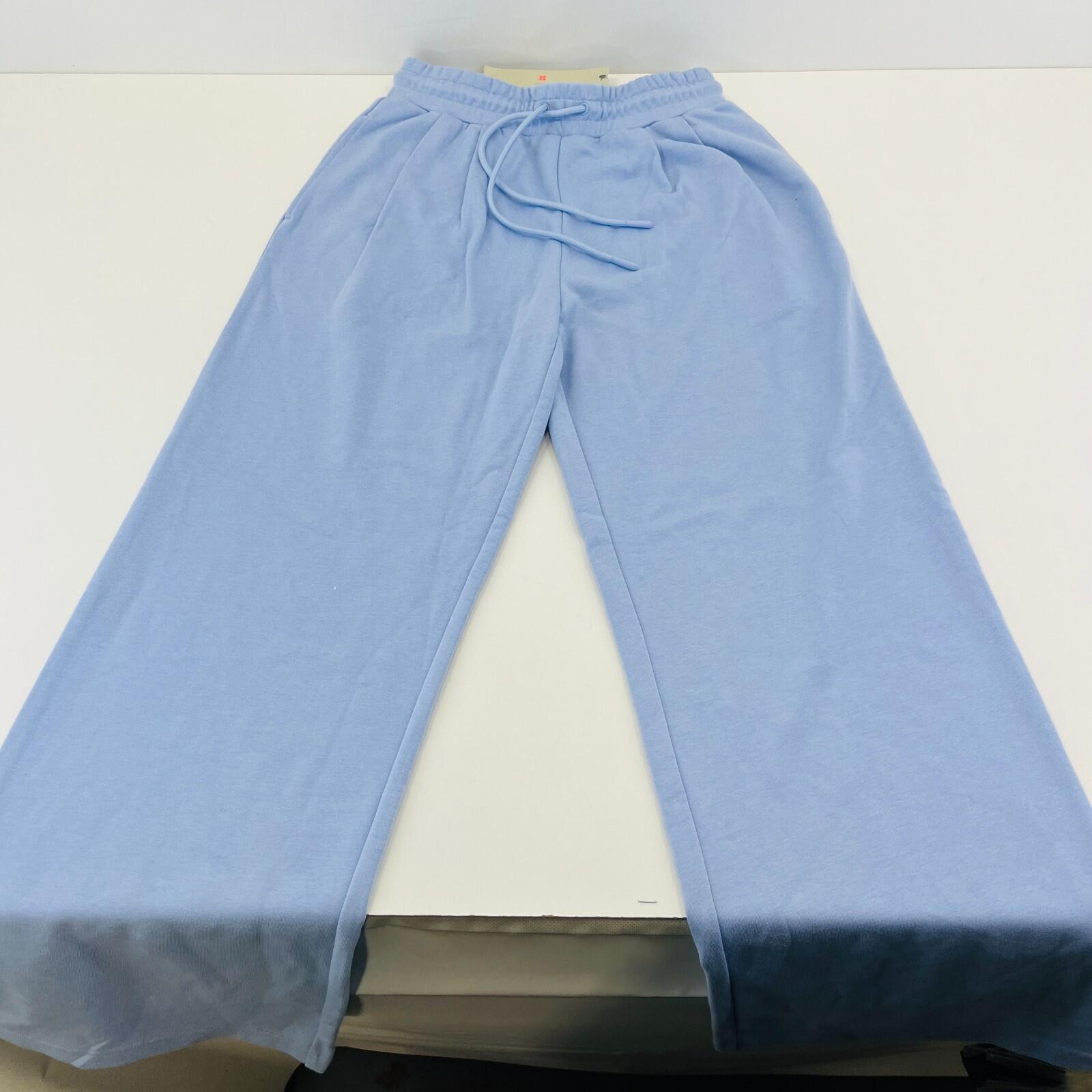 Sweaty Betty Revive Track Pant Wide Leg Joggers in Glacier Blue size Small - New