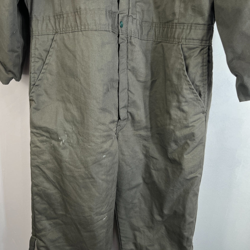 Key Imperial Green Heavy Duty Overalls Quilted Insulated Mens Large-Reg USA Made