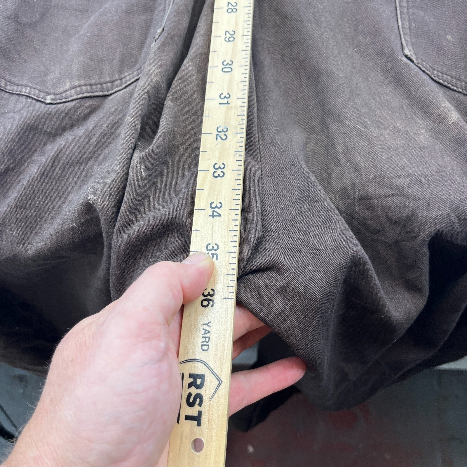 Vintage Walls Blizzard Pruf Brown Lined Overalls Men's Large-Regular Made in USA