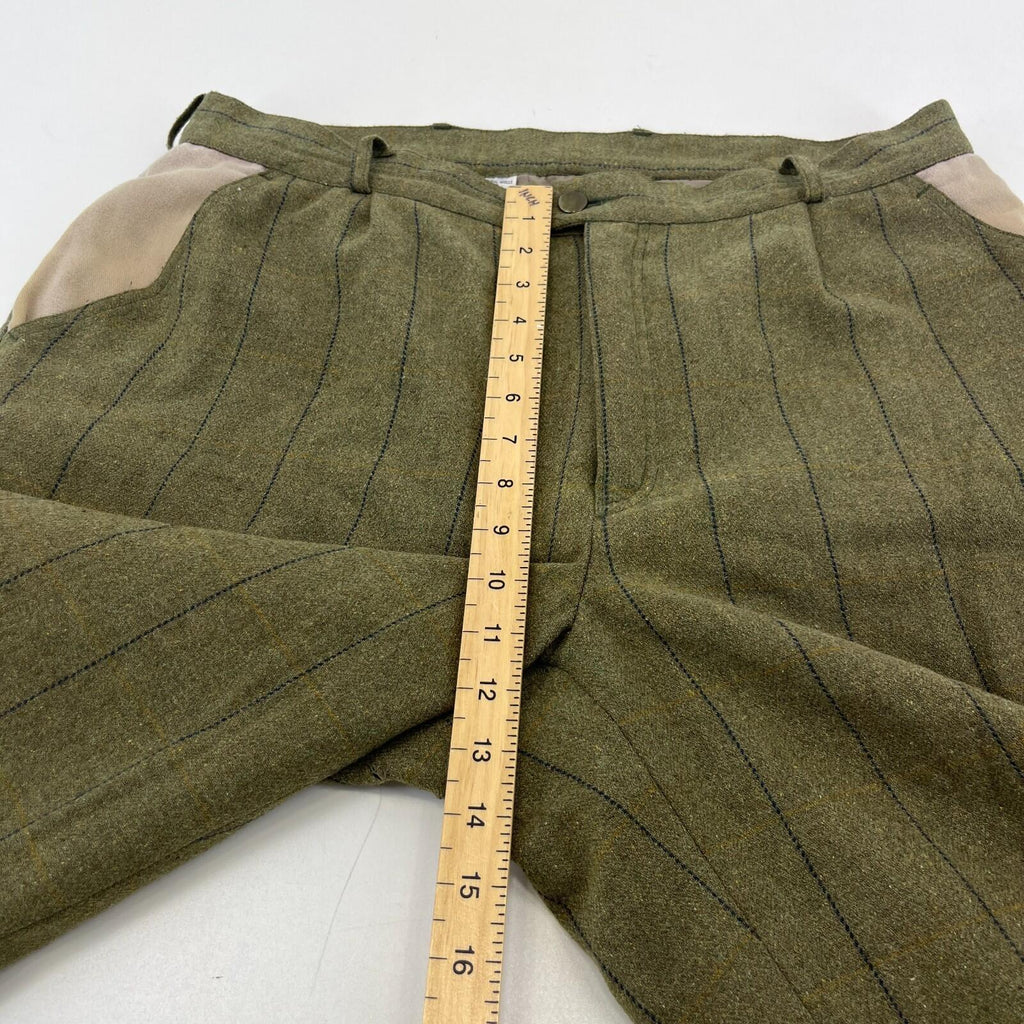 Laksen Gore-Tex Shooting Breeks Plus Fours Wool Blend W38" L22" Green Wide Pin