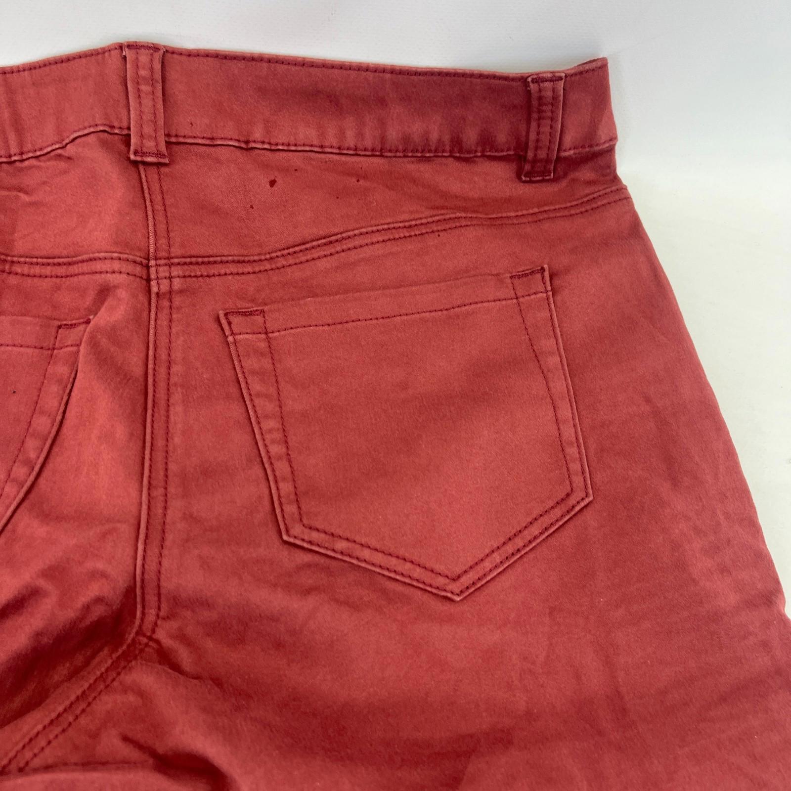 Nutmeg Super Skinny Stretch Chino Jeans Terracotta Red - UK size 12 - BNWOT