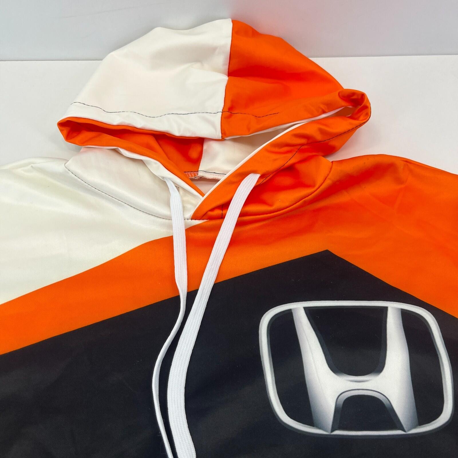 Honda Civic Promotional Hoodie Men’s size XL in Black Orange & White