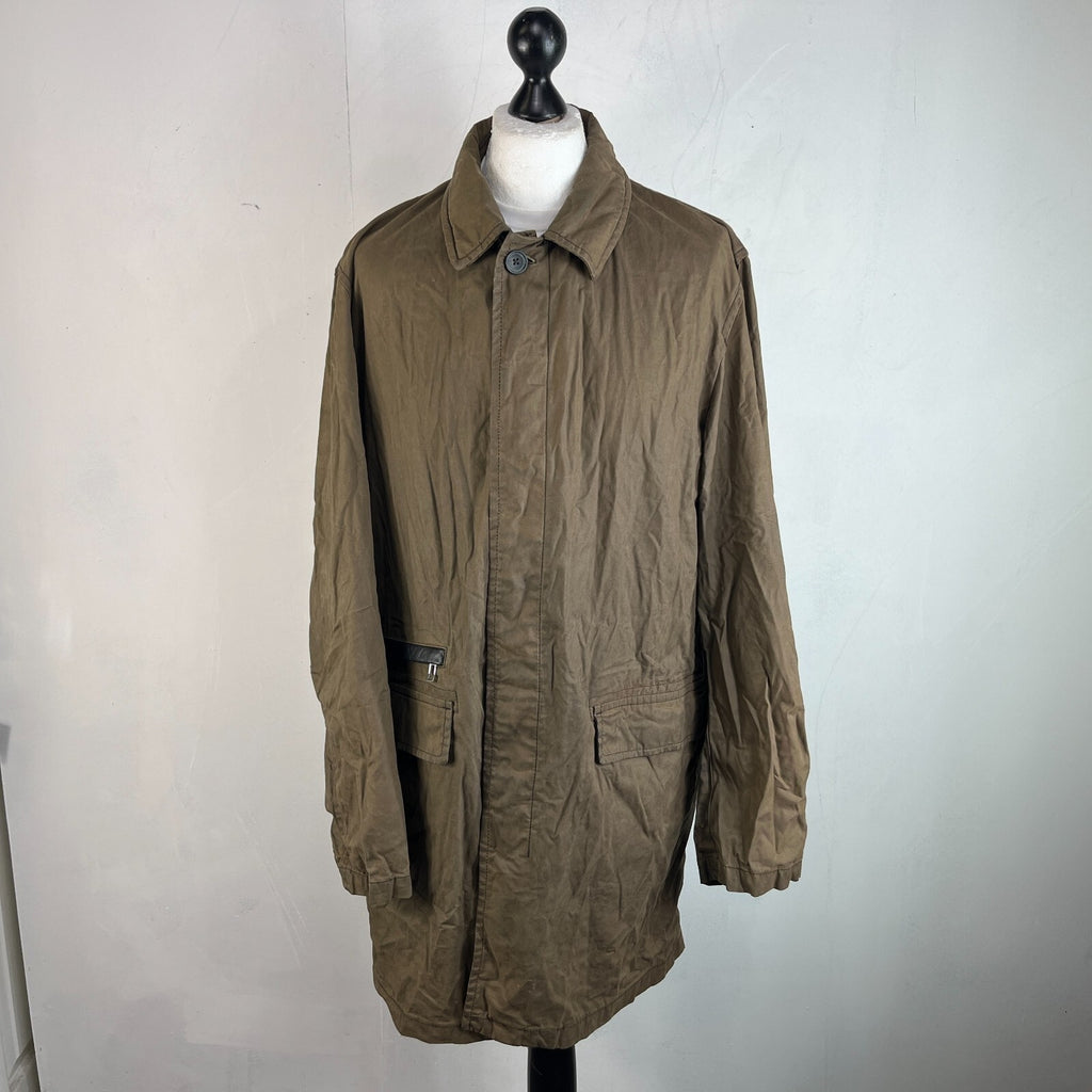 Marc O’Polo Mens Waxed Overcoat Jacket Wax Coat EU size 54 (UK Large)
