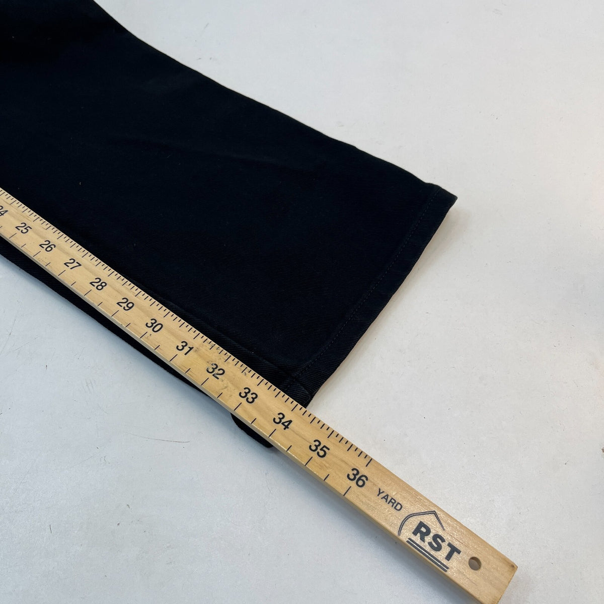 Wrangler Texas Black Denim Jeans Mens W38" L34" Straight Leg 100% Cotton - VGC