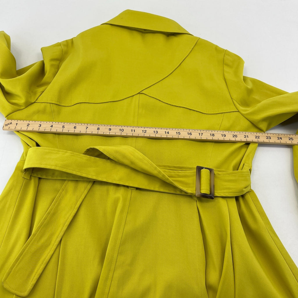 F&F Belted Trench Coat in Mustard Yellow Women's size 20 - VGC