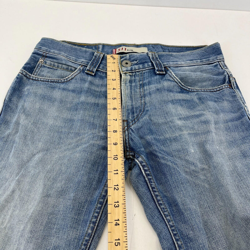 Levi’s 511 Blue Slim Fit Denim Jeans Women’s size W32" L32" 100% Cotton