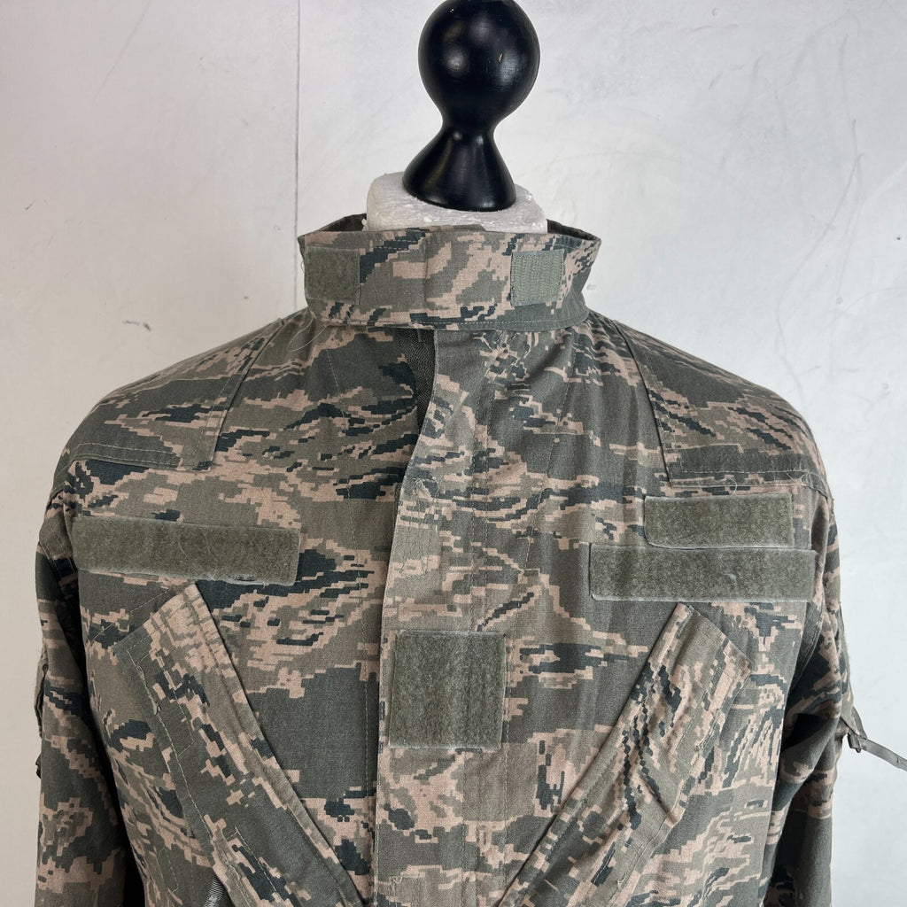 US Air Force Tactical Flight Duty Uniform Jacket Tiger Stripe BDU Medium Short