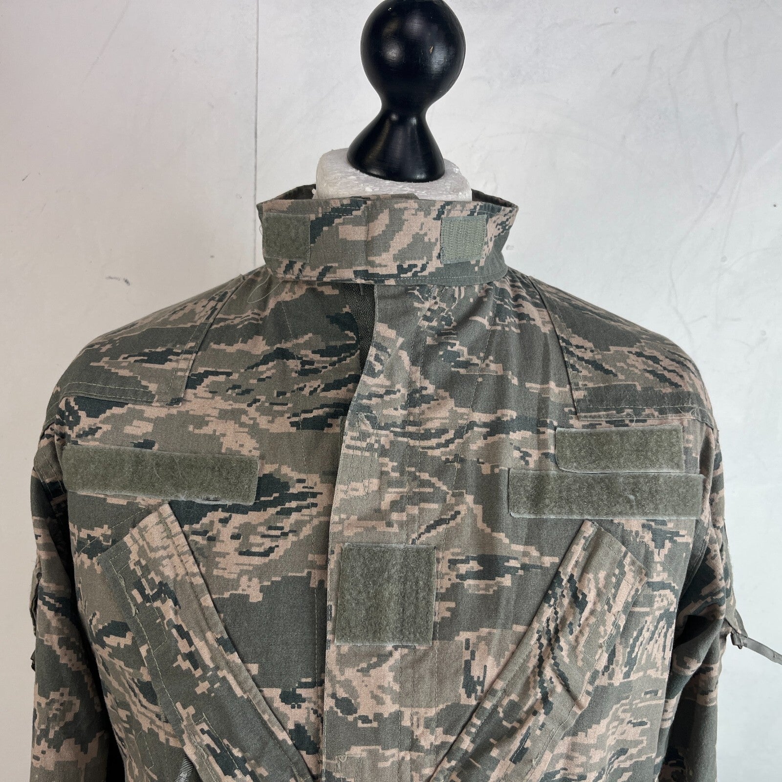 US Air Force Tactical Flight Duty Uniform Jacket Tiger Stripe BDU Medium Short