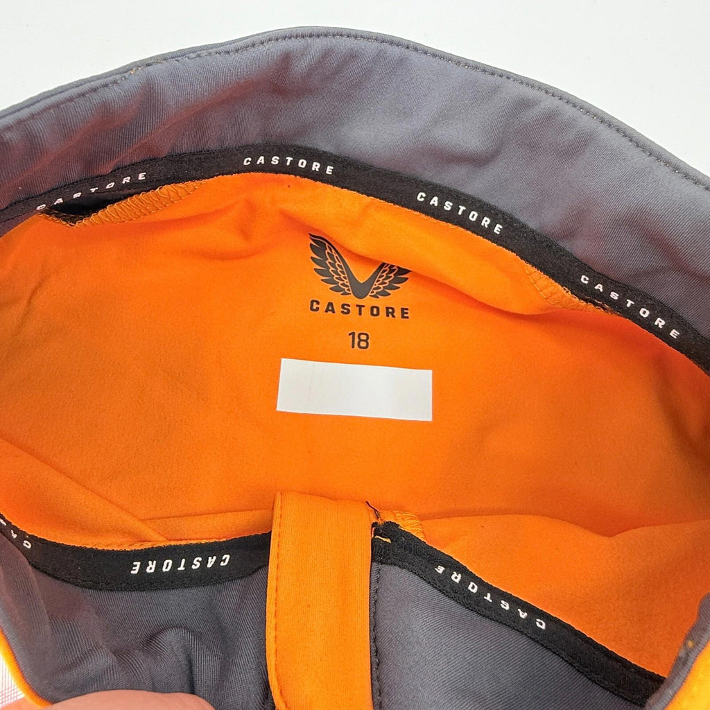 Castore Women’s Soft Shell Training Jacket in Orange & Black size 18