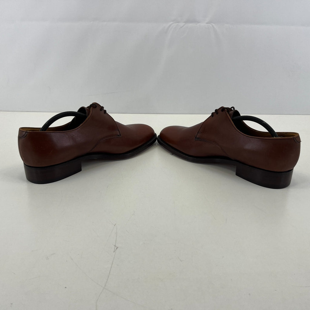 K Shoes Mens Brown Formal Oxford Leather UK 9 Wide Fit - by Royal Appointment