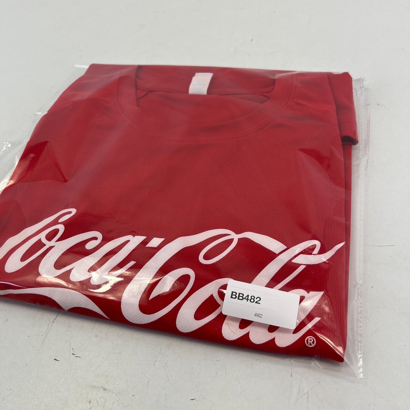 AWDis Retro Coca-Cola Football Shirt Jersey Red & White size XL