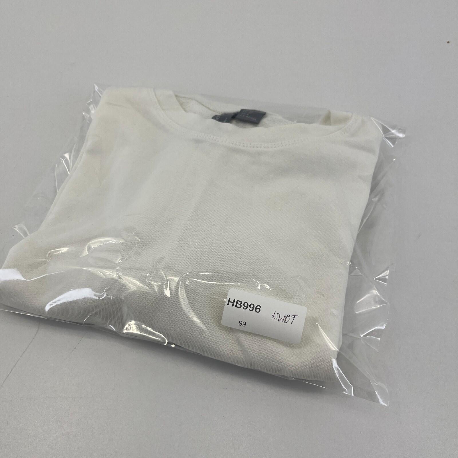 Sweaty Betty Women's After Class Short Sleeve Sweatshirt in White size XS - NWOT