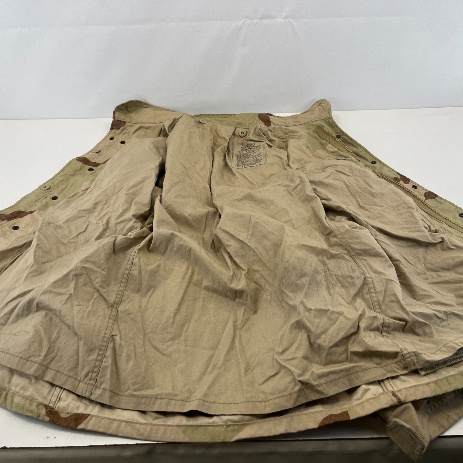 US Army Surplus Issue DCU Desert Camo Tri Colour M65 Cold Weather Jacket Medium-Regular